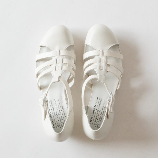 グルカヒールサンダル WHITE