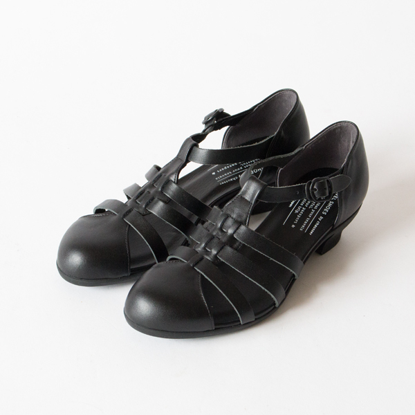 グルカヒールサンダル BLACK