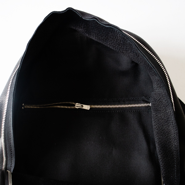 内部ファスナーポケット(BLACK)