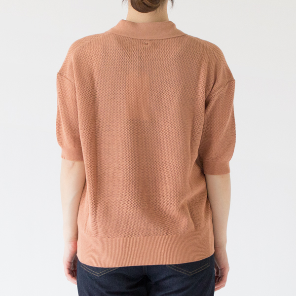 スキッパーポロシャツ MELISSA(tan)