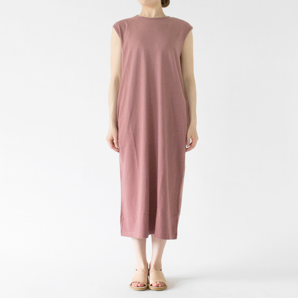 ノースリーブワンピース LILLIAN(mauve pink、身長162cm)