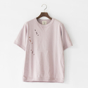 ユニセックス INDICATOR リブTシャツ MIST PURPLE