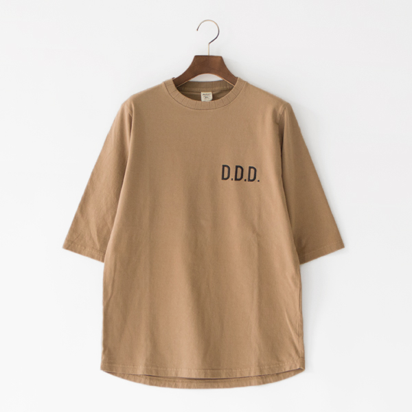 ユニセックス MAXIM ハーフスリーブTシャツ AMBER BEIGE ユニセックス MAXIM ハーフスリーブTシャツ AMBER BEIGE