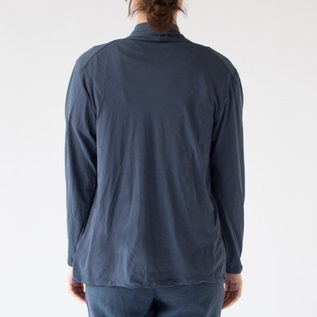 スーピマ強撚天竺パッカブルカーディガン(BLUE GREY、身長162cm) スーピマ強撚天竺パッカブルカーディガン(BLUE GREY、身長162cm)
