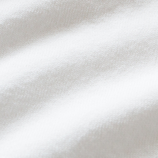 綿とナイロンを交撚した米富繊維独自の素材(WHITE)