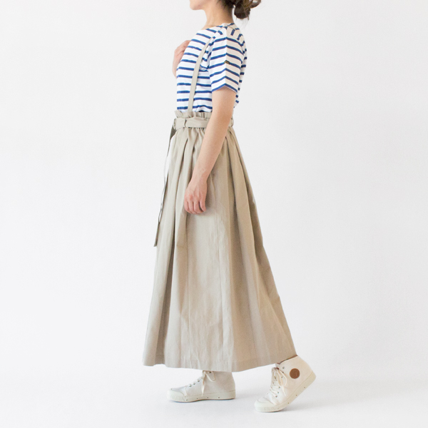 主役になるデザインスカート(BEIGE、身長162cm)