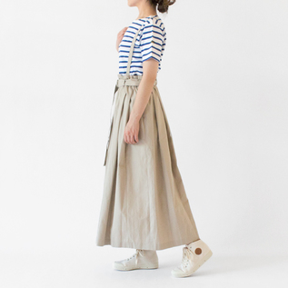 主役になるデザインスカート(BEIGE、身長162cm)