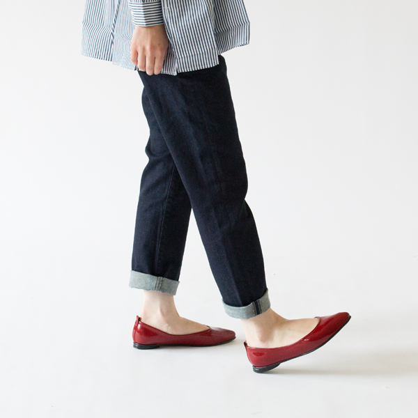 レインシューズ ポインテッドパンプス(RED)