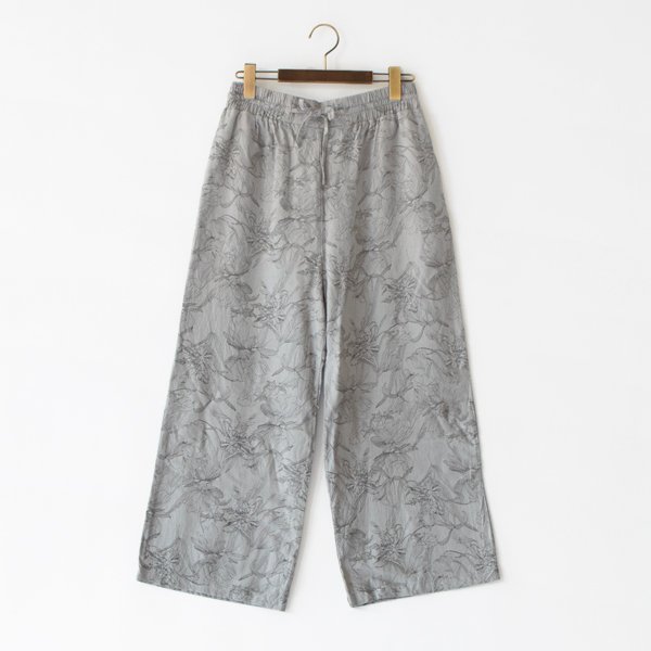 ボタニカル イージーパンツ(GREY)