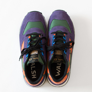 WALSH スニーカー European Green/Plum/Orange WALSH スニーカー European Green/Plum/Orange