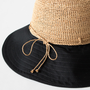 ヘレンカミンスキー・コットンとラフィアの帽子 Helen Kaminski ヘレンカミンスキー HELEN KAMINSKI Vivette