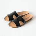 フラットサンダル BLACK