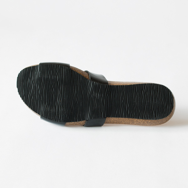 フラットサンダル BLACK