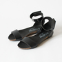 アンクルストラップサンダル BLACK
