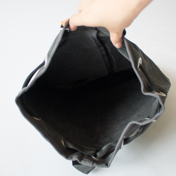 Simple Bag Washed Black