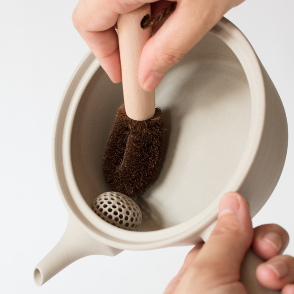 茶しぶもよく取れます(急須用　ブナ柄)