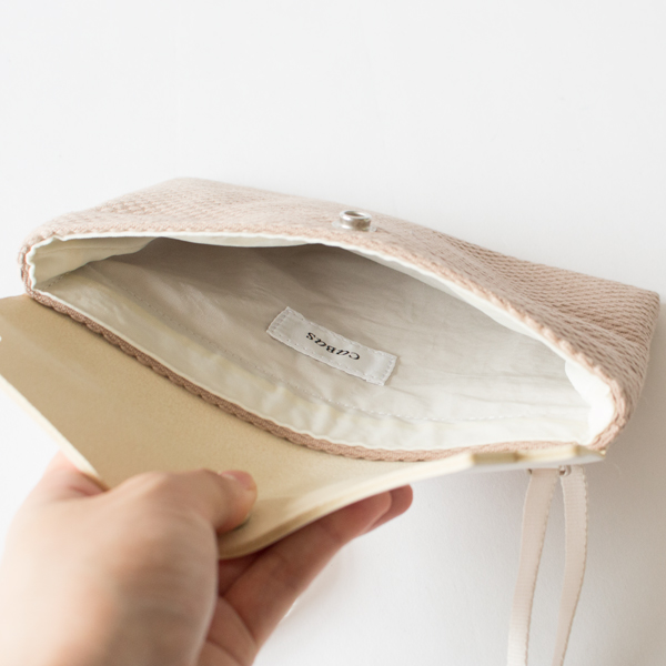 マイクロショルダー　スモール(WHITE/PINK BEIGE)