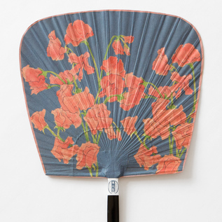 SEASONAL BIRTH FLOWER SHIBU UCHIWA PAPER FAN