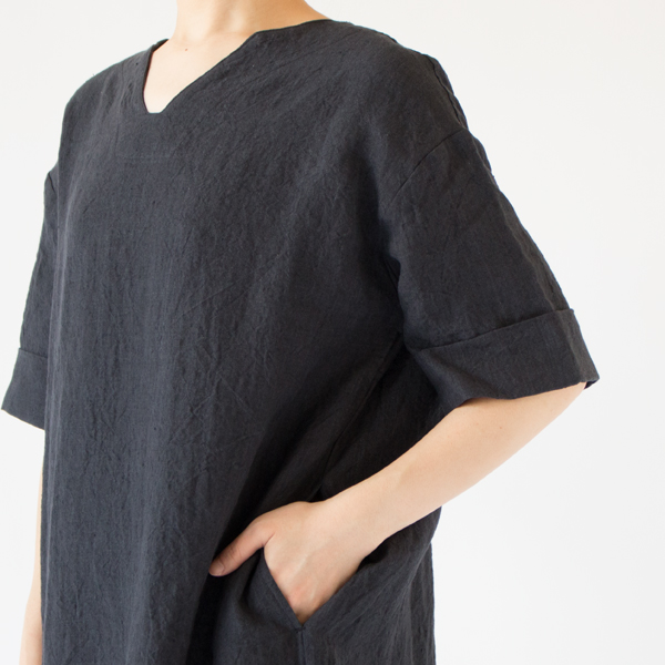 両脇にシームポケット付き(NAVY)