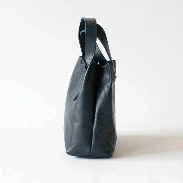 【別注】HORSE LEATHER MINI TOTE(NAVY)