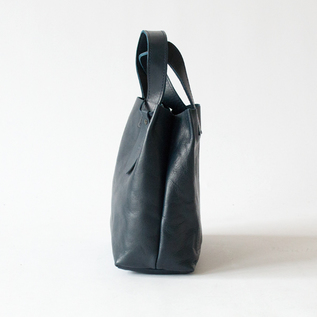 【別注】HORSE LEATHER MINI TOTE(NAVY)