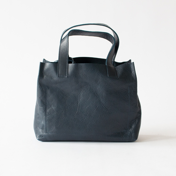 【別注】HORSE LEATHER MINI TOTE(NAVY)