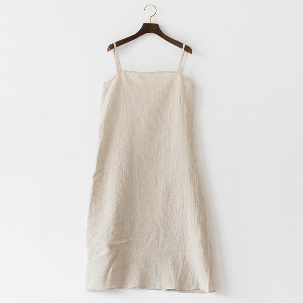 強撚ウォッシュリネン バイアススリップ(KINARI) 強撚ウォッシュリネン バイアススリップ(KINARI)