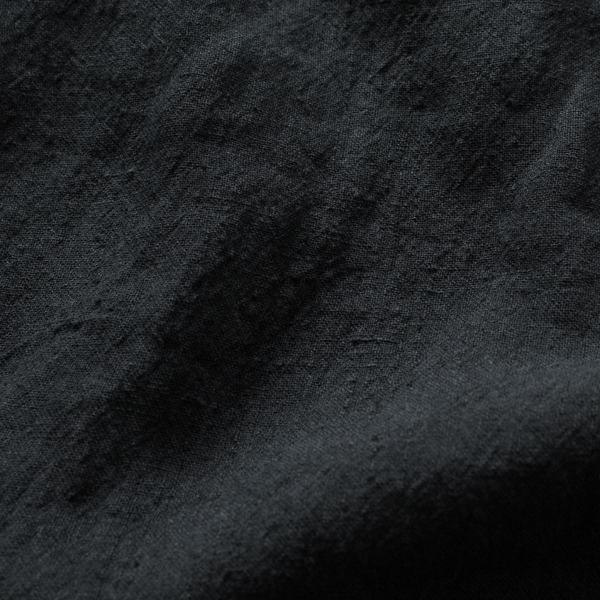 肌に心地よい強撚ウォッシュリネン(BLACK) 肌に心地よい強撚ウォッシュリネン(BLACK)