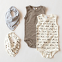 SLEEVELESS BODY  BIB 4PC SET
