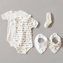 半袖ボディ＆ビブ靴下5PC セット