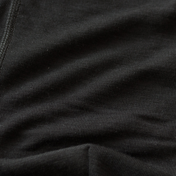 ふっくらとしたウールと滑らかなシルクの肌触り(BLACK)