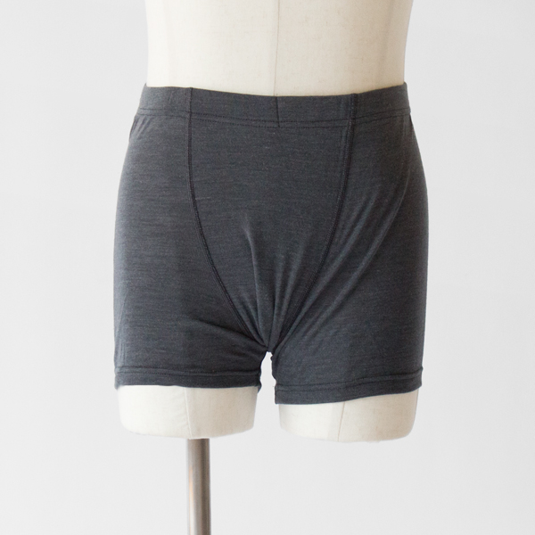 ウール・シルク ボクサーパンツ(GREY)