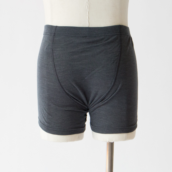 ウール・シルク ボクサーパンツ(GREY)
