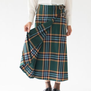 【タグ付き未使用】オニールオブダブリン EASY LONG KILT リネン 8 スカート オニールオブダブリンリネンマキシスカート Easy Maxi