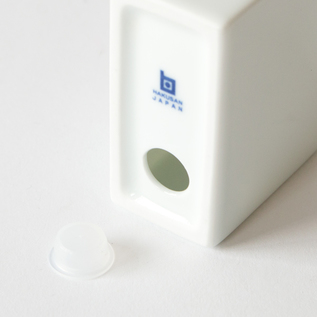 3点コンディメントセット（木台付）／白山陶器 （はくさんとうき