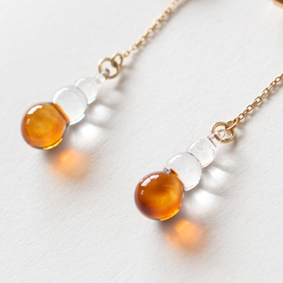 Jeweki 透漆 ピアス／hyakushiki（百色）｜愛着を持ってずっと使いたい