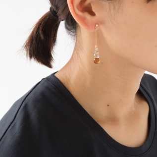 Jeweki 透漆 ピアス／hyakushiki（百色）｜愛着を持ってずっと使いたい