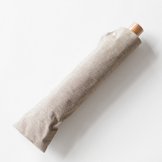 メンズ 晴雨兼用折りたたみ傘 シャンブレーシェード(GREY BROWN) メンズ 晴雨兼用折りたたみ傘 シャンブレーシェード(GREY BROWN)
