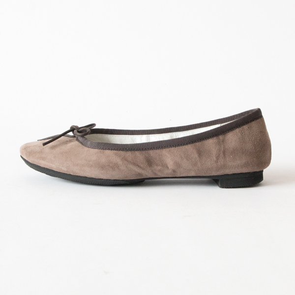 TRAVEL SHOES シルキースエードバレエシューズ TR-009SK DARK GRAY