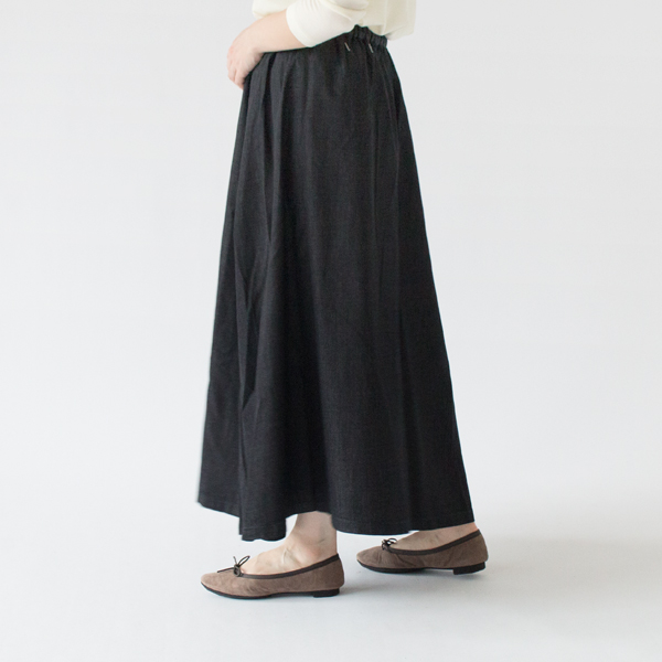 TRAVEL SHOES シルキースエードバレエシューズ TR-009SK DARK GRAY