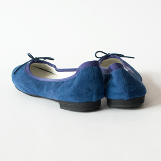 TRAVEL SHOES シルキースエードバレエシューズ TR-009SK BLUE TRAVEL SHOES シルキースエードバレエシューズ TR-009SK BLUE