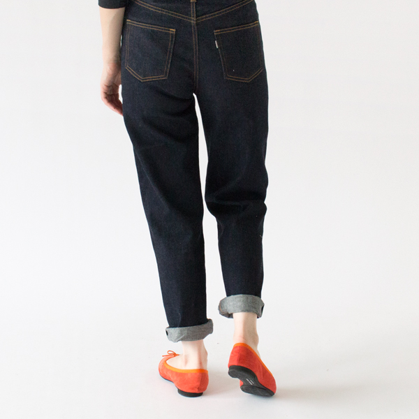 【受発注】TRAVEL SHOES シルキースエードバレエシューズ TR-009SK ORANGE