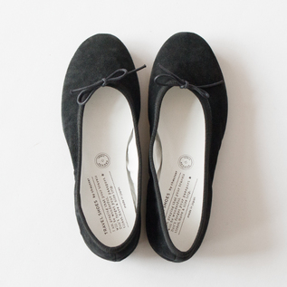 TRAVEL SHOES シルキースエードバレエシューズ TR-009SK BLACK