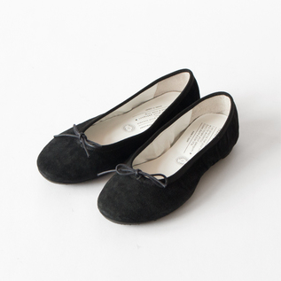 TRAVEL SHOES シルキースエードバレエシューズ TR-009SK BLACK