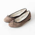 TRAVEL SHOES シルキースエードバレエシューズ TR-009SK DARK GRAY