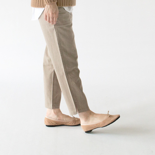 【受発注】TRAVEL SHOES シルキースエードバレエシューズ TR-009SK BEIGE