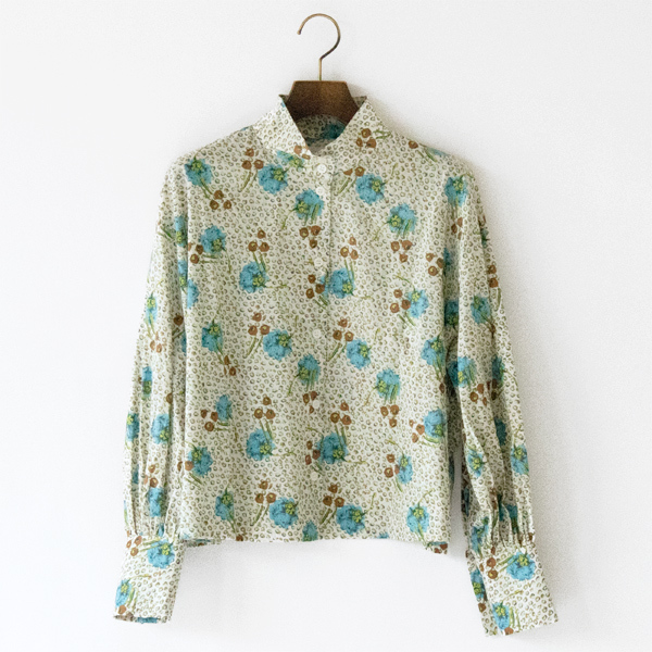 LIBERTY STAND COLLAR SHIRT(WHITE)