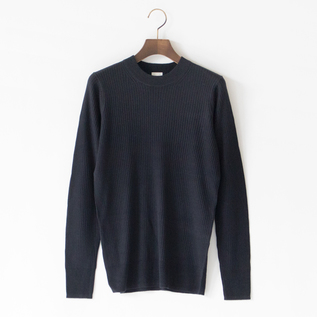 シルクカシミヤ クルーネックニットプルオーバー(B .NAVY) シルクカシミヤ クルーネックニットプルオーバー(B .NAVY)