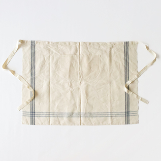 LINEN WINDOW CHECK SOMMELIER APRON