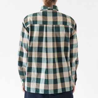 コットンブロックチェック 長袖シャツ(GREEN、身長162cm) コットンブロックチェック 長袖シャツ(GREEN、身長162cm)